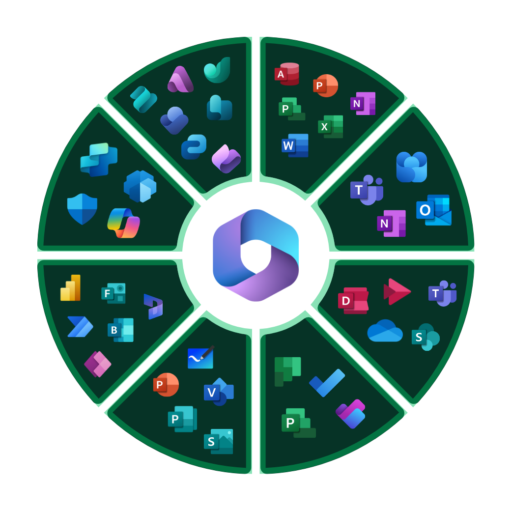MICROSOFT 365 hub verde pr